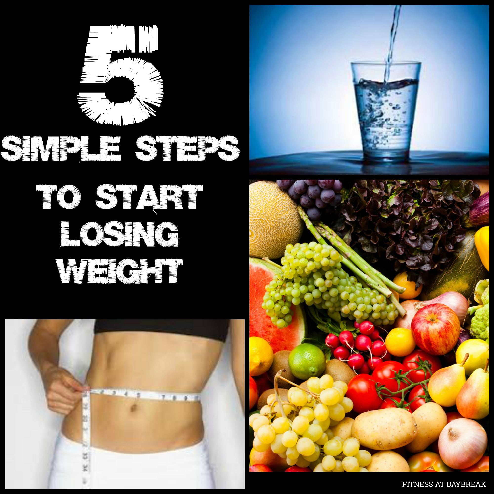5 Simple Steps to Start Losing Weight